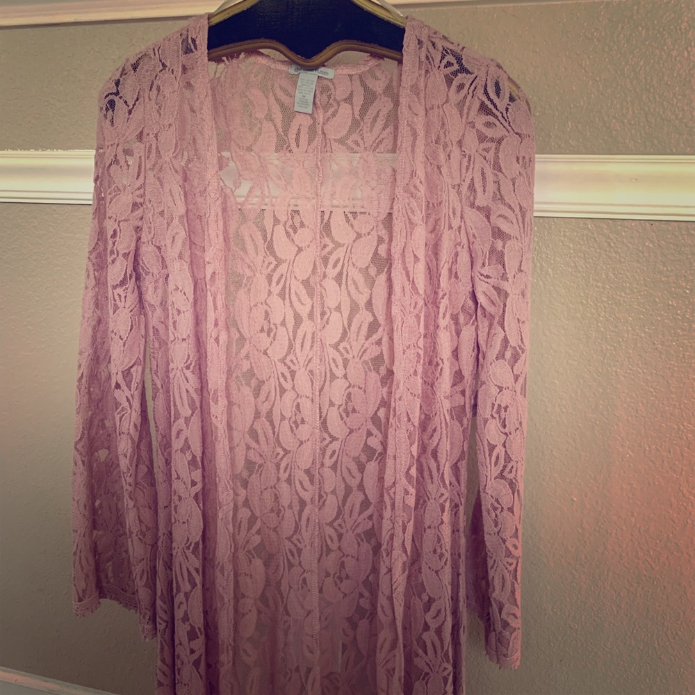 Knee length cardigan